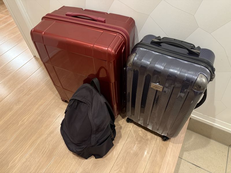子連れ旅行はスーツケース２個は必要。